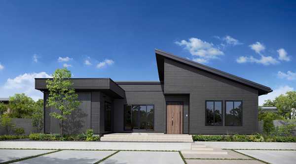 手頃な価格の50平方メートル平屋住宅：シニア層に最適な省エネ住宅